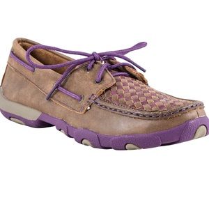 Twisted X Ladies Bomber & Purple Driving Mocs